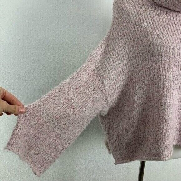 Altard State Sweater Small Medium Pink Soft Cozy Crop Knit Cottagecore - Picture 2 of 8